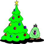 Tree & Tree Monster Clip Art