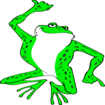 Frog Dancing 2 Clip Art