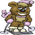 Skier - Bear 2