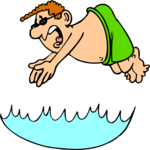 Diving In 14 Clip Art