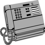 FAX Phone 2 Clip Art