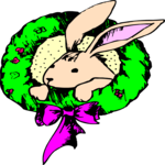 Rabbit in Wreath