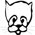 Cat Face 4 Clip Art