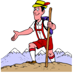 Alpine Mountain Climber