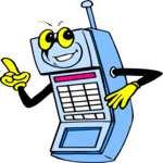 Cellular Phone - Cartoon