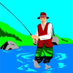 Fishing 011 Clip Art