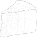 Cheese Wedge 2 (2) Clip Art