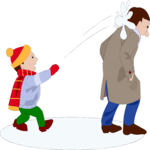 Snowball Fight 6 Clip Art