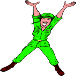 Soldier 02 (2) Clip Art