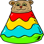 Ring Toy - Bear Clip Art