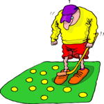 Golfer 091 Clip Art