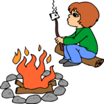 Roasting Marshmallows 5 Clip Art