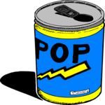 Soda Can 07 Clip Art