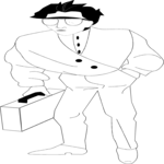 Man with Briefcase 2