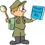 Soldier & Tank Polish Clip Art