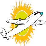 Plane 052 Clip Art