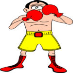 Boxer 03 Clip Art