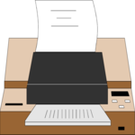 Color Inkjet Printer Clip Art