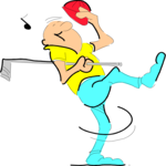 Golfer 016 Clip Art