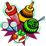 Condiments Clip Art