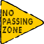 No Passing Zone Clip Art