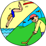 Golfing & Diving