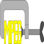 MPEG Compression Clip Art