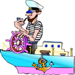 Ship's Captain Clip Art