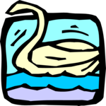 Swan 2 Clip Art