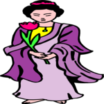 Asian Woman 04 Clip Art