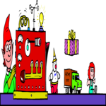 Toy-Making Machine 2 Clip Art