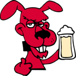 Dog Drinking 2 Clip Art