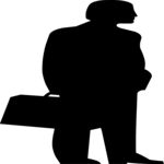 Holding Briefcase Clip Art