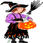 Costume - Witch 02 Clip Art