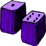 Dice 22 Clip Art