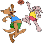 Basketball - Animals Clip Art