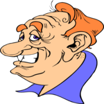 Man Smiling 3 Clip Art