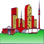 City Skyline 14 Clip Art