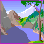 Mountains & Lake 1