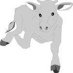 Cow 09 Clip Art