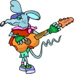 Guitarist - Rat Clip Art