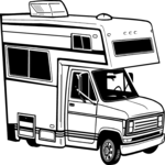 RV Truck 09 Clip Art