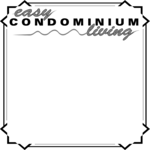 Condominium Living Frame Clip Art