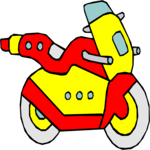 Motorcycle - Futuristic 3 Clip Art