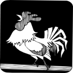 Rooster 13 Clip Art