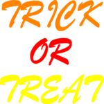 Trick or Treat 1 Clip Art