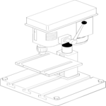 Drill Press 3 Clip Art