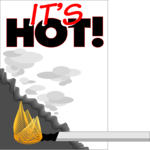 It's Hot! Clip Art