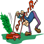 Mowing Lawn 7 Clip Art