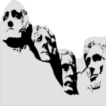 Mt Rushmore 1 Clip Art